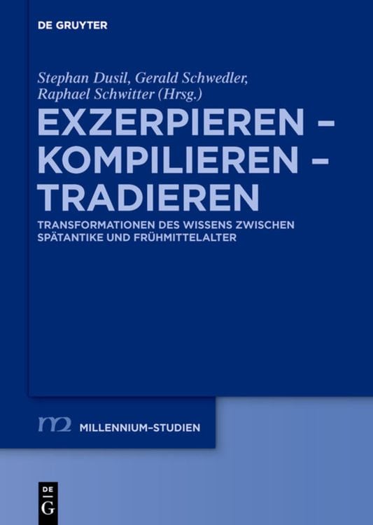 Produktbild: Exzerpieren - Kompilieren - Tradieren