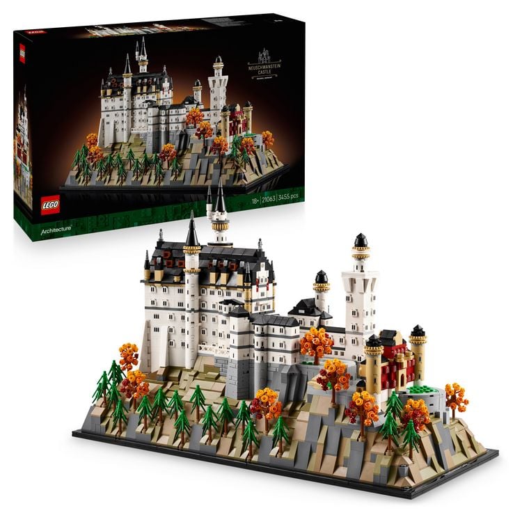 Produktbild: LEGO Architecture 21063 Schloss Neuschwanstein, Bastelset Spielzeug