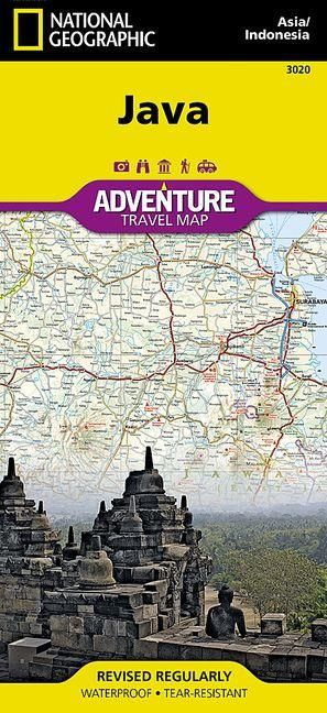 "Java Map [Indonesia]" von National Geographic Maps Buch auf Englisch ...
