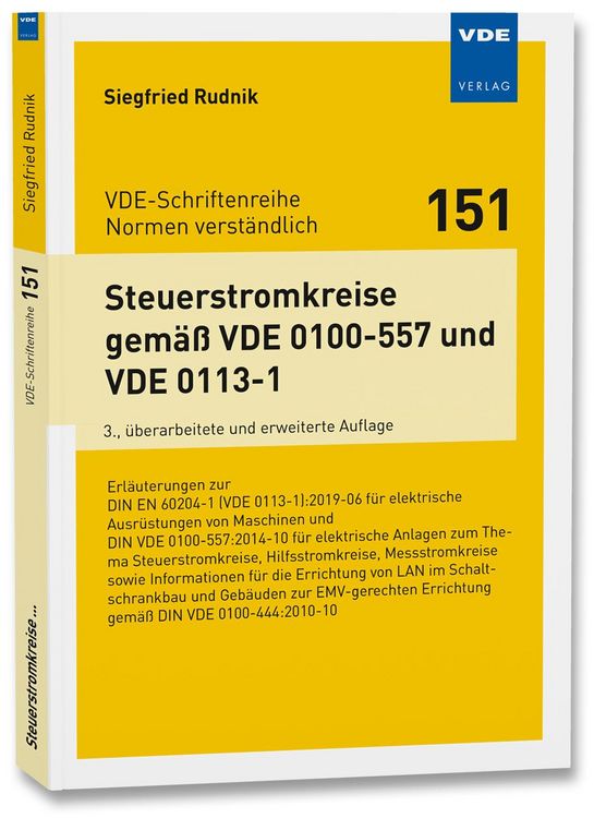 Produktbild: Steuerstromkreise gem&auml;&szlig; VDE 0100-557 und VDE 0113-1
