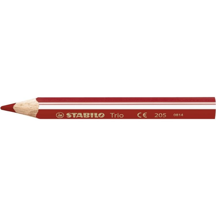 Produktbild: STABILO Dreikant-Buntstift -   Trio dick kurz - 12er Pack - mit 12 verschiedenen Farben