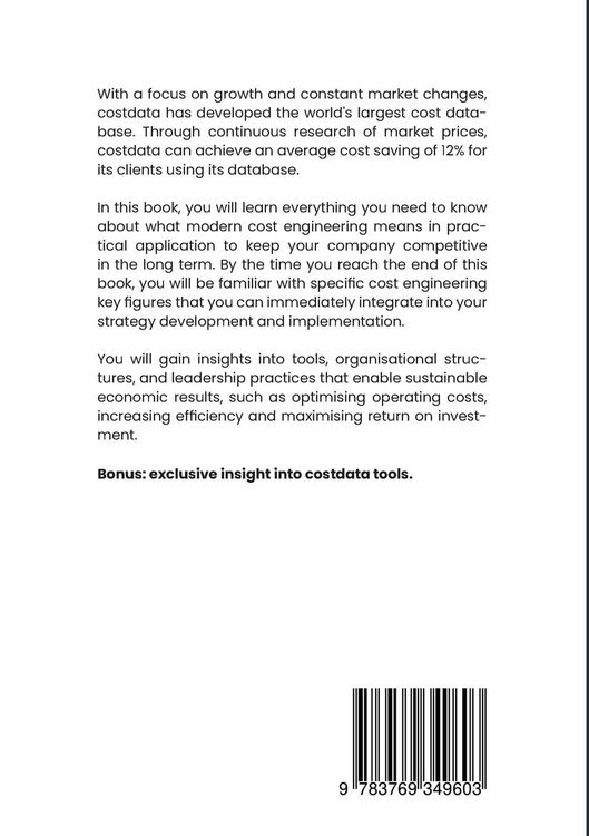 Produktbild: Modern Cost Engineering (intern. Version)