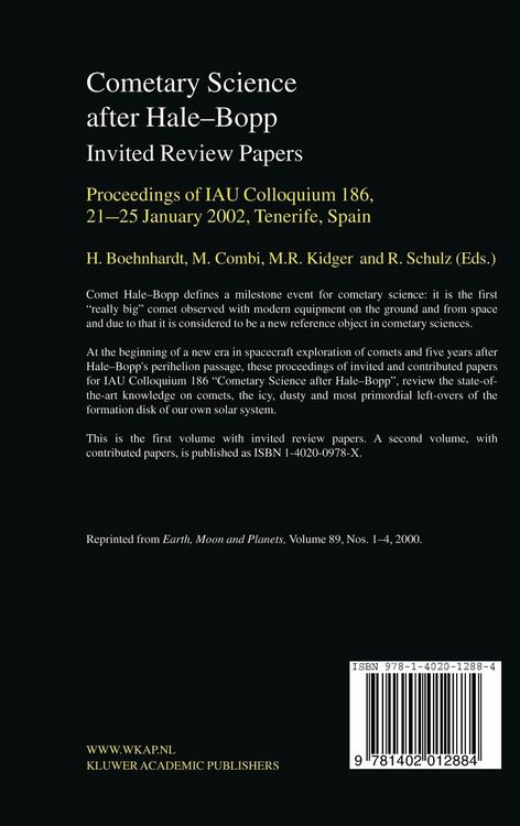 Produktbild: Cometary Science after Hale-Bopp