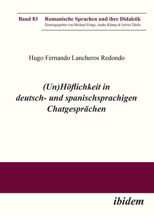 Produktbild: (Un)H&ouml;flichkeit in deutsch- und spanischsprachigen Chatgespr&auml;chen