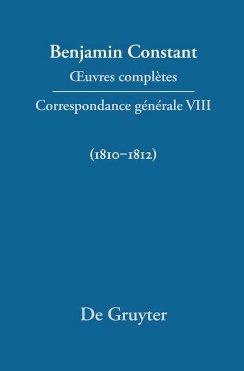 Produktbild: Correspondance g&eacute;n&eacute;rale 1810&ndash;1812