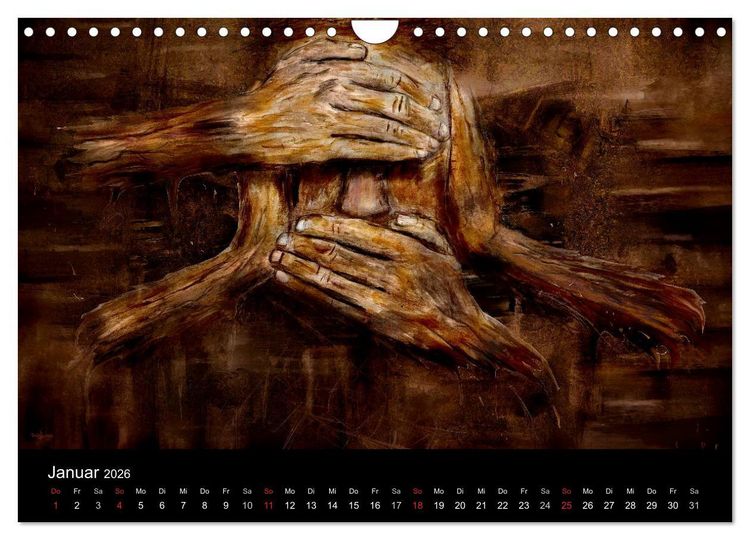 Produktbild: Moderner Surrealismus (Wandkalender 2026 DIN A4 quer), CALVENDO Monatskalender