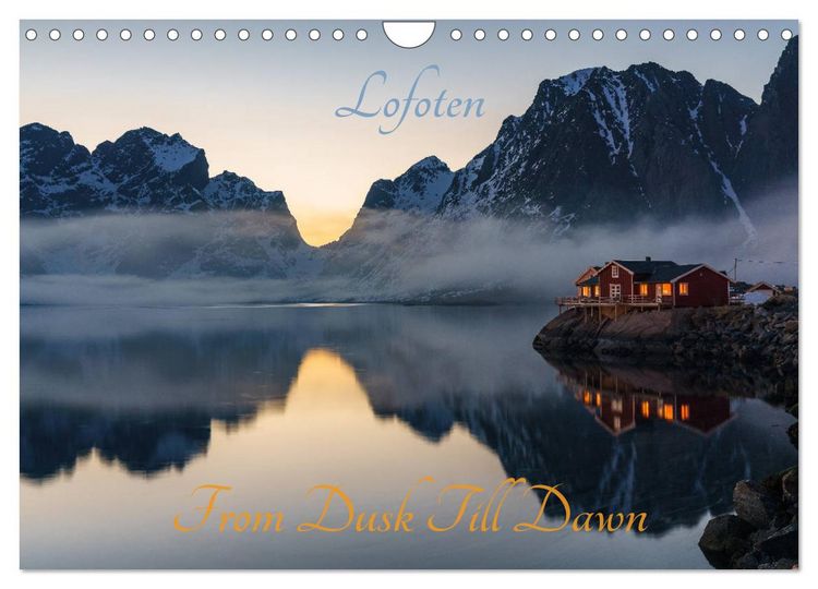 Produktbild: Lofoten - From Dusk Till Dawn (Wandkalender 2026 DIN A4 quer), CALVENDO Monatskalender
