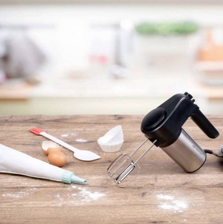 Produktbild: ALPINA Handmixer, 400 Watt, Edelstahl
