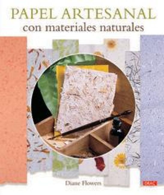 Produktbild: Papel artesanal con materiales naturales