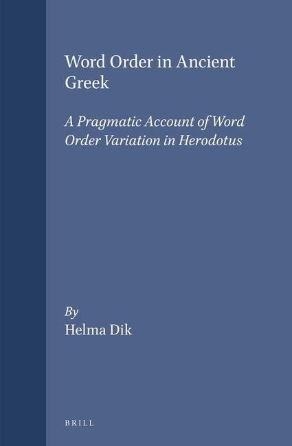 Produktbild: Word Order in Ancient Greek
