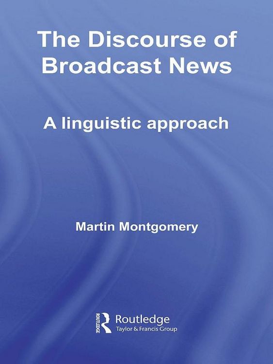 Produktbild: The Discourse of Broadcast News