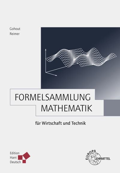 Produktbild: Formelsammlung Mathematik f&uuml;r Wirtschaft und Technik