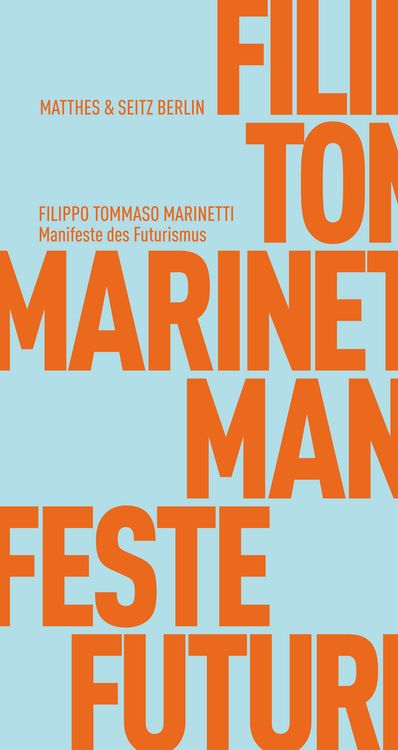 Produktbild: Manifeste des Futurismus