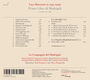 Produktbild: Primo Libro Di Madrigali