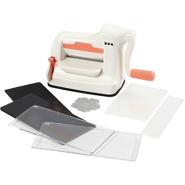 Produktbild: Creativ Company Starter-Set Stanz-/Pr&auml;geger&auml;t, A7, Blatt 74x105 mm, 1 Set