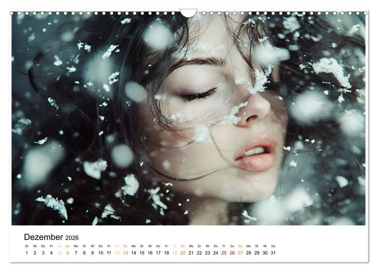 Produktbild: Magische Frauen Portraits (Wandkalender 2026 DIN A3 quer), CALVENDO Monatskalender