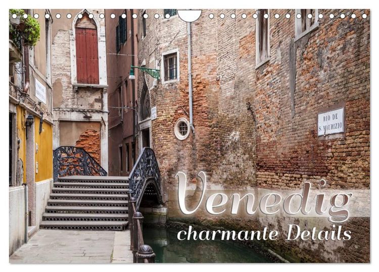 Produktbild: VENEDIG charmante Details (Wandkalender 2026 DIN A4 quer), CALVENDO Monatskalender