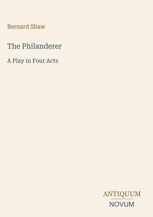 Produktbild: The Philanderer