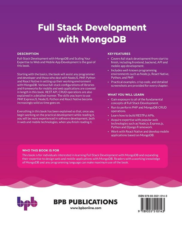 Produktbild: Full Stack Development with MongoDB