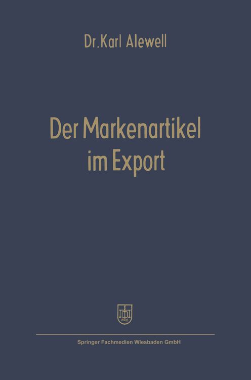 Produktbild: Der Markenartikel im Export