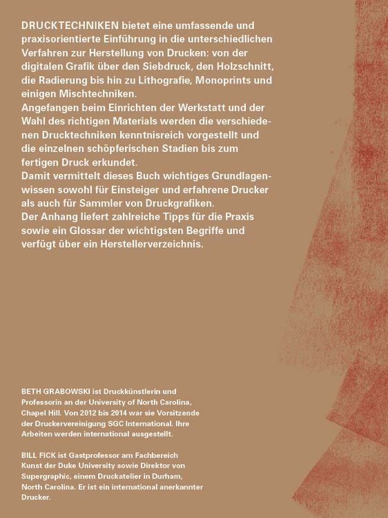 Produktbild: Drucktechniken. Das Handbuch zu allen Materialien und Methoden