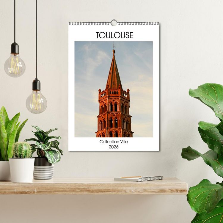 Produktbild: Collection Ville TOULOUSE (Calendrier mural 2026 DIN A3 horizontal), CALVENDO calendrier mensuel