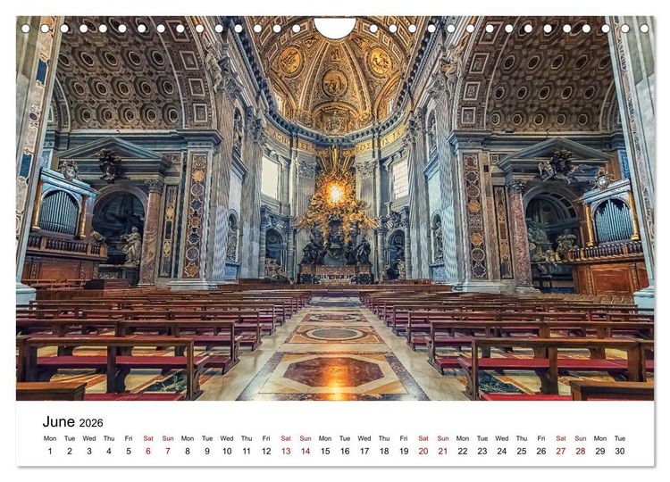 Produktbild: Wonders of Rome (Wall Calendar 2026 DIN A4 landscape), CALVENDO 12 Month Wall Calendar