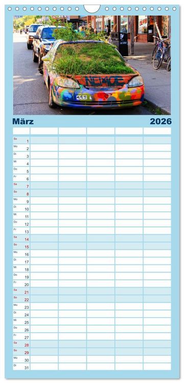Produktbild: Familienplaner 2026 - Provinzhauptstadt Toronto mit 5 Spalten (Wandkalender, 21 x 45 cm) CALVENDO