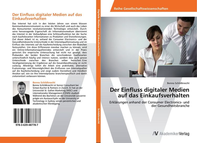 Produktbild: Der Einfluss digitaler Medien auf das Einkaufsverhalten