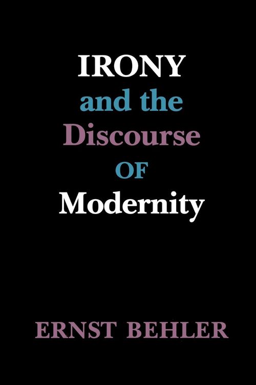Produktbild: Irony and the Discourse of Modernity