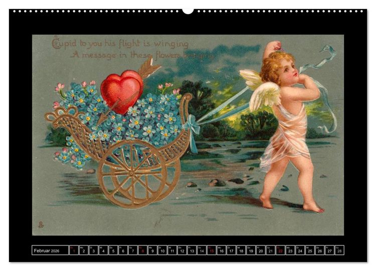 Produktbild: Liebesboten (hochwertiger Premium Wandkalender 2026 DIN A2 quer), Kunstdruck in Hochglanz