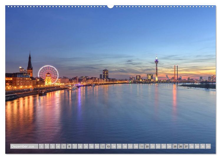 Produktbild: Wundersch&ouml;nes D&uuml;sseldorf (Wandkalender 2026 DIN A2 quer), CALVENDO Monatskalender