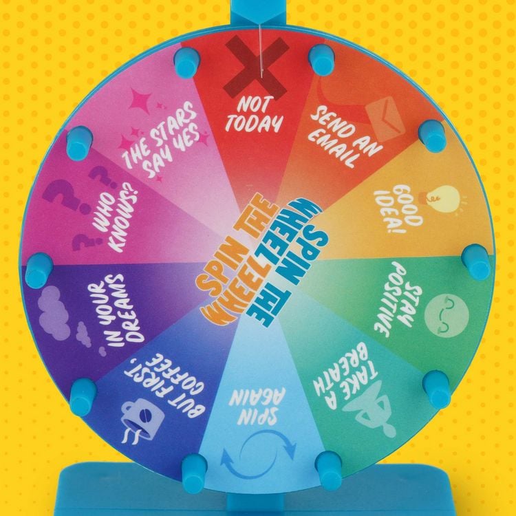 Produktbild: Legami Antwortrad - Spin the wheel! - B&uuml;ro