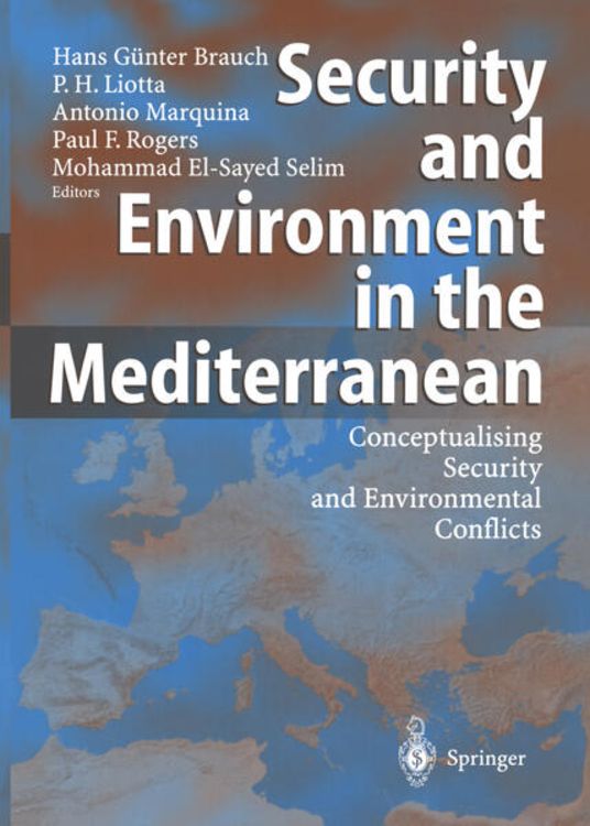 Produktbild: Security and Environment in the Mediterranean