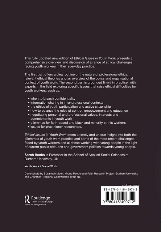 Produktbild: Ethical Issues in Youth Work