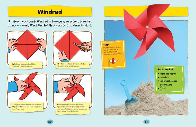 Produktbild: Bastelbuch f&uuml;r Kinder ab 2 Jahren: Falten, Kleben, Malen