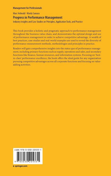 Produktbild: Progress in Performance Management