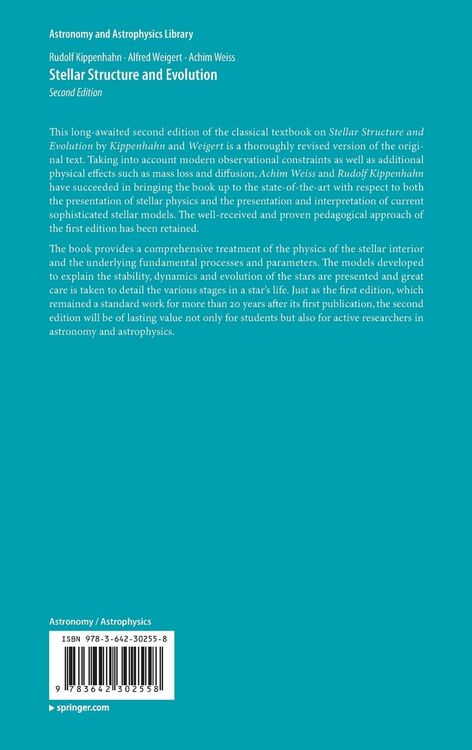 Produktbild: Stellar Structure and Evolution