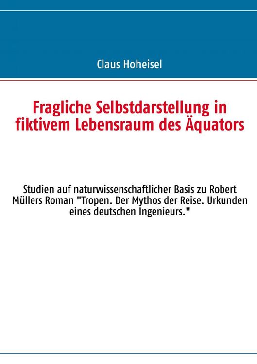 Produktbild: Fragliche Selbstdarstellung in fiktivem Lebensraum des &Auml;quators