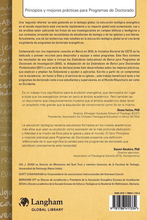 Produktbild: Principios y mejores pr&aacute;cticas para Programas de Doctorado