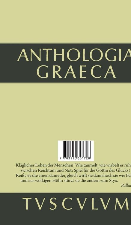 Produktbild: Anthologia Graeca / Buch IX-XI