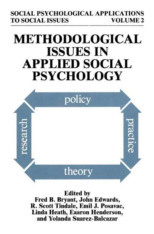 Produktbild: Methodological Issues in Applied Social Psychology