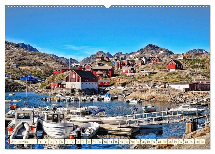 Produktbild: Reise nach Gr&ouml;nland (Wandkalender 2026 DIN A2 quer), CALVENDO Monatskalender