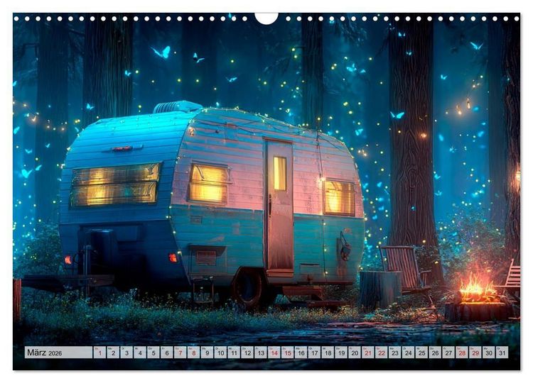 Produktbild: Caravanesque (Wandkalender 2026 DIN A3 quer), CALVENDO Monatskalender