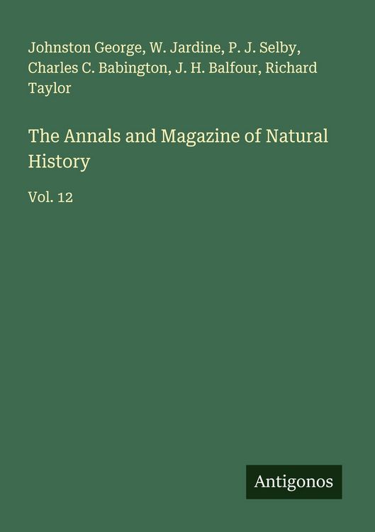 Produktbild: The Annals and Magazine of Natural History