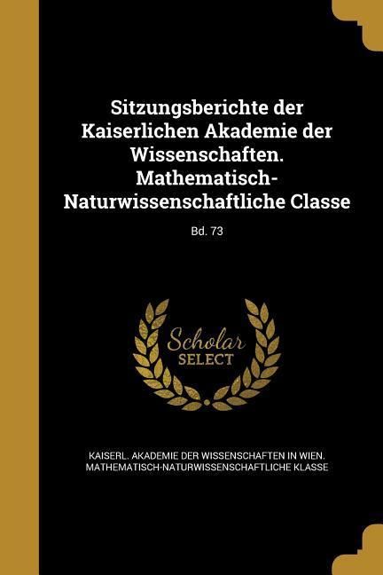 Produktbild: Ger-Sitzungsberichte der Kaise