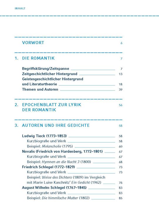 Produktbild: Lyrik der Romantik