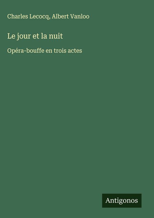 Produktbild: Le jour et la nuit