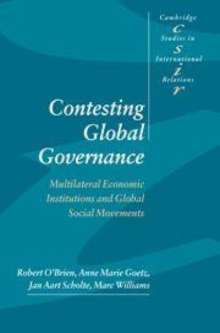 Produktbild: Contesting Global Governance