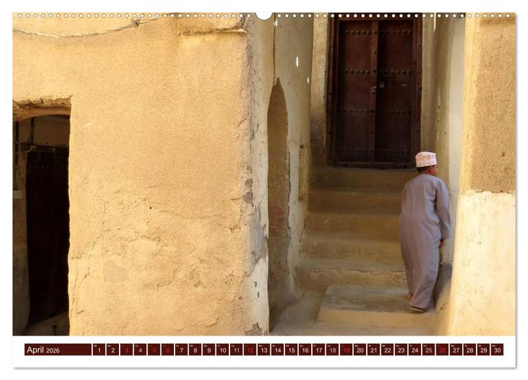 Produktbild: Oman (hochwertiger Premium Wandkalender 2026 DIN A2 quer), Kunstdruck in Hochglanz